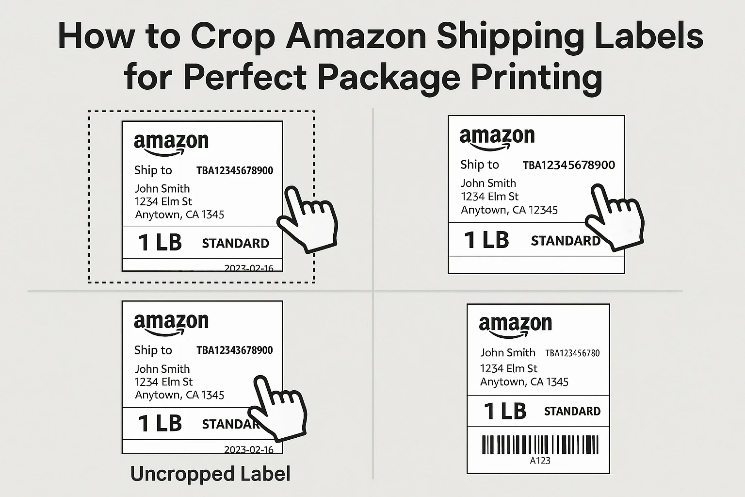 How to Crop Amazon Shopping Shipping Labels for Perfect Package Printing feature image